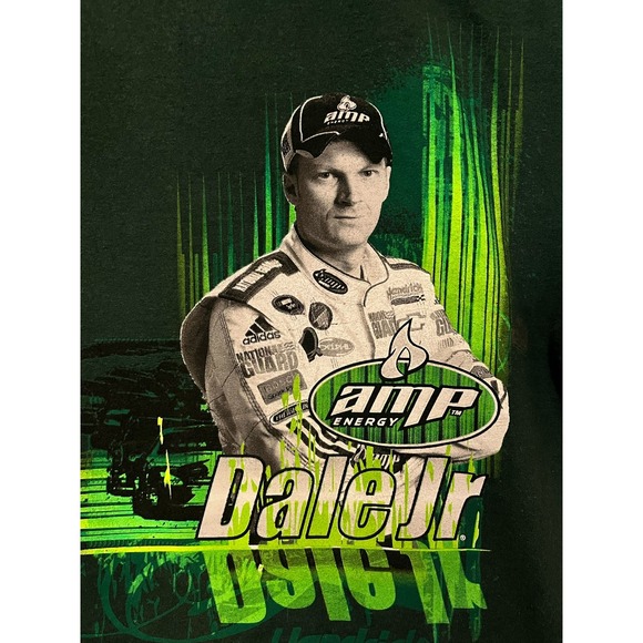 Vintage 90s Dale Earnhardt jr Aop graphic tee - Picture 5 of 7